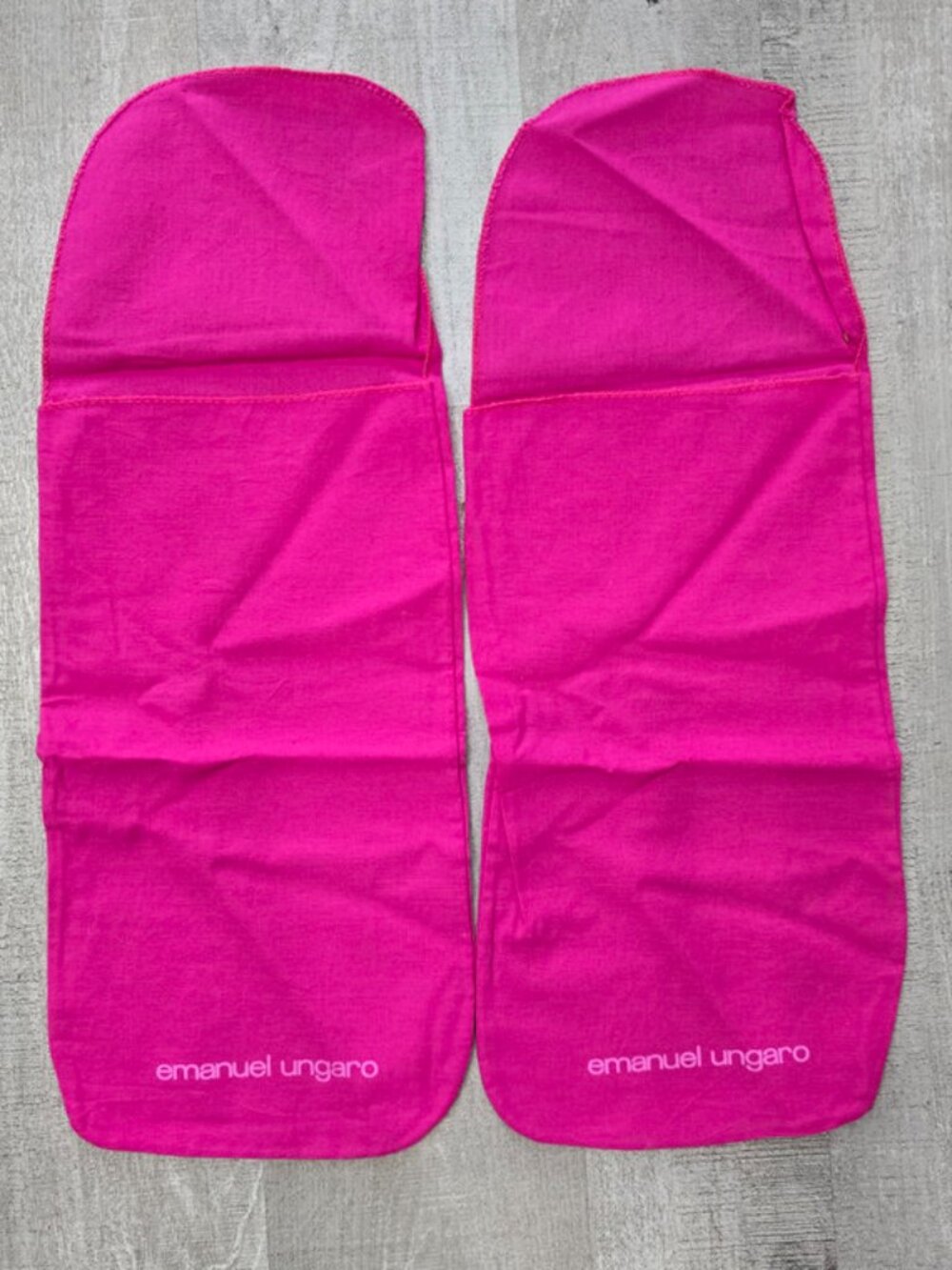 Vintage Emanuel Ungaro Pink Dust Bags Set of 2